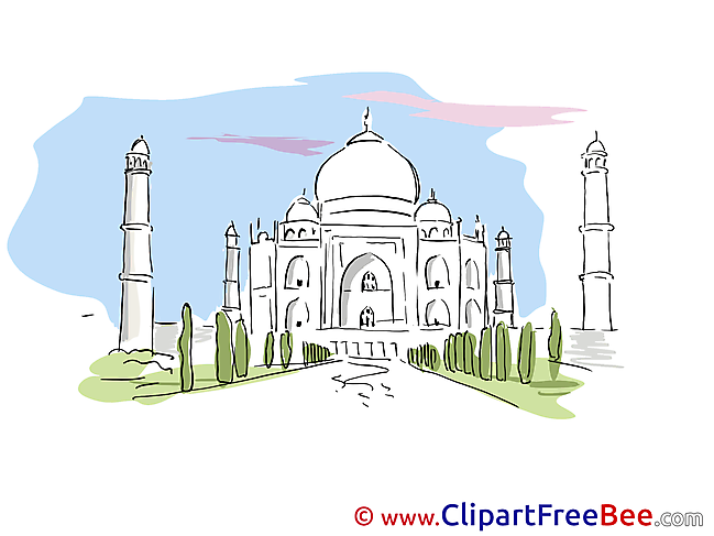 Taj Mahal free Illustration download