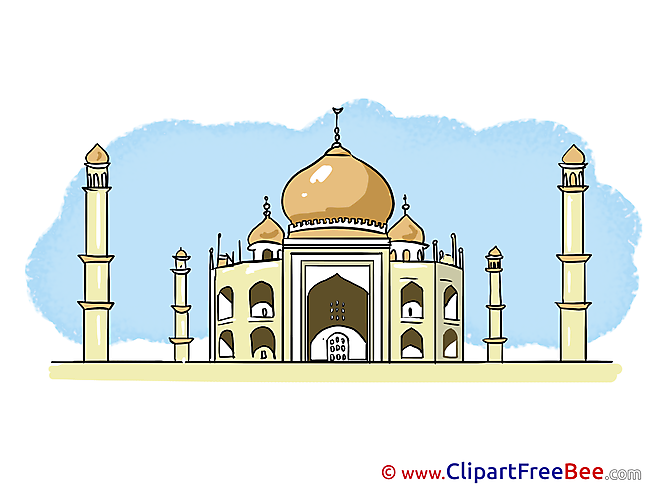 Taj Mahal India free Cliparts for download