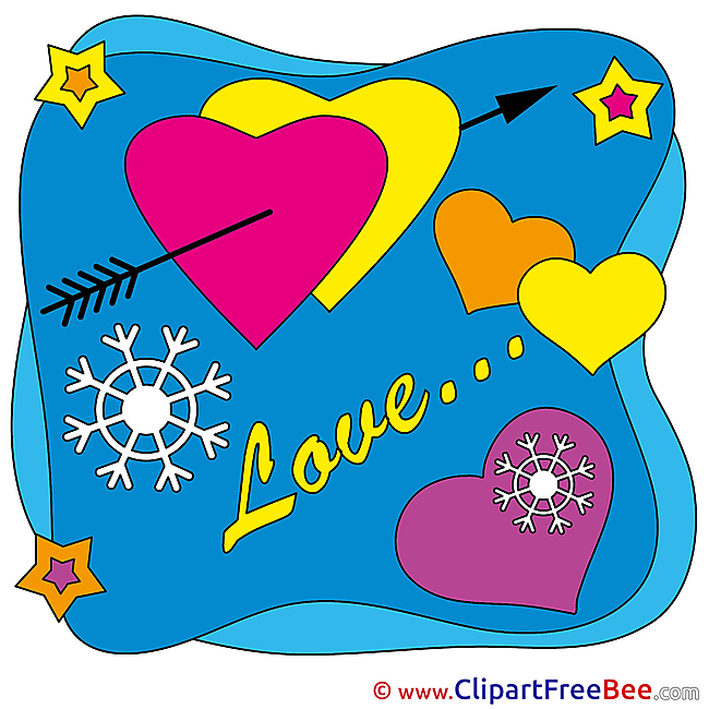 Stars Hearts Pics Valentine's Day free Cliparts