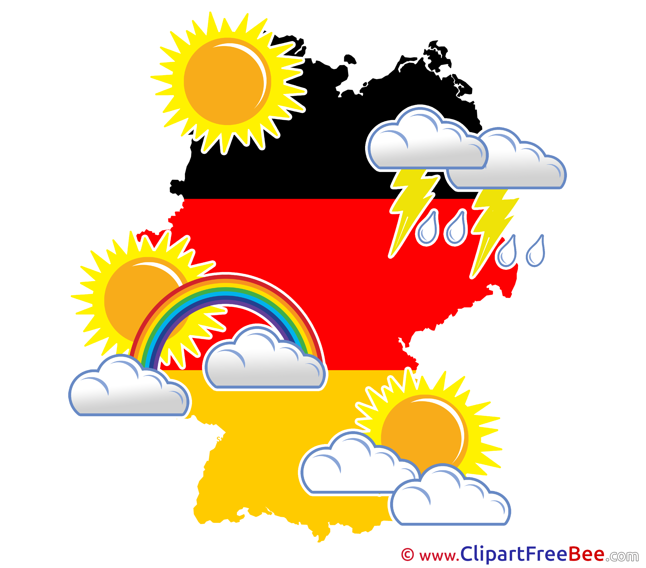 Germany Weather Pics printable Cliparts