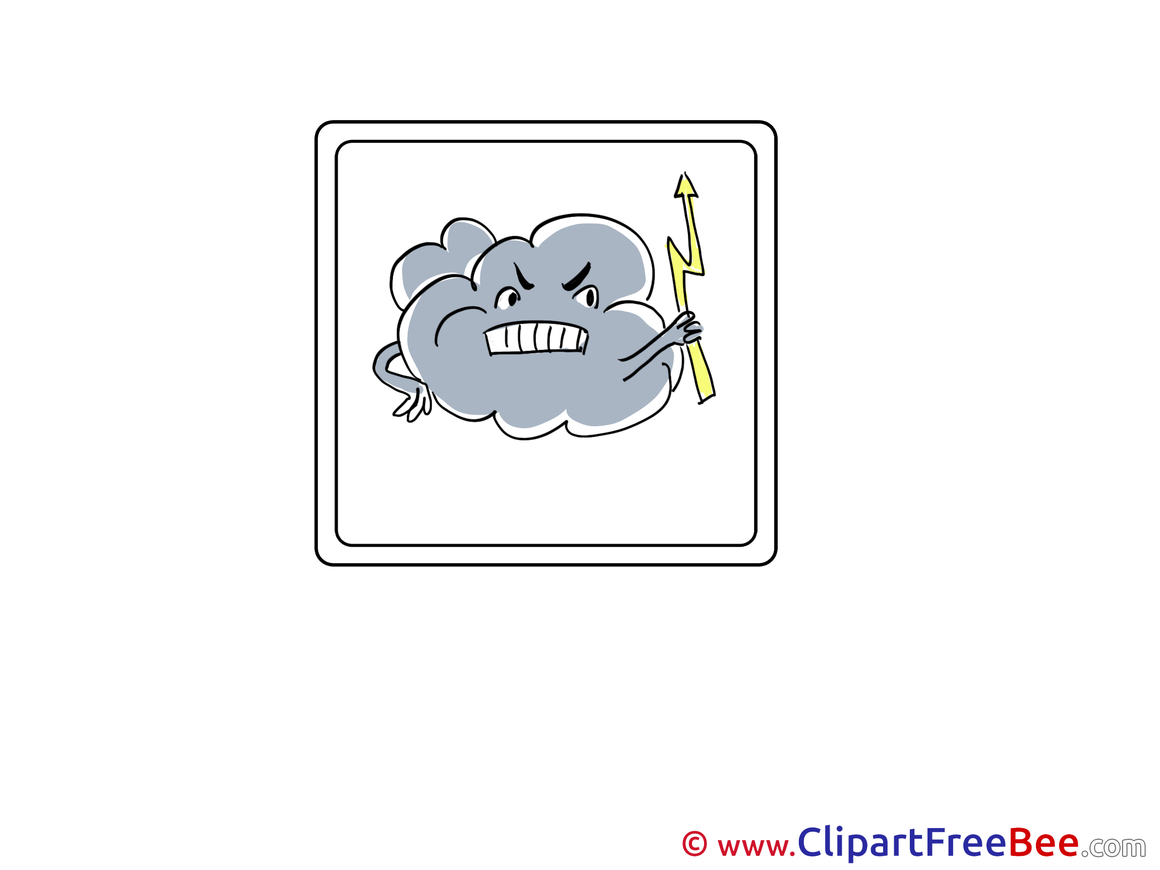 Lightning Cloud printable Images for download