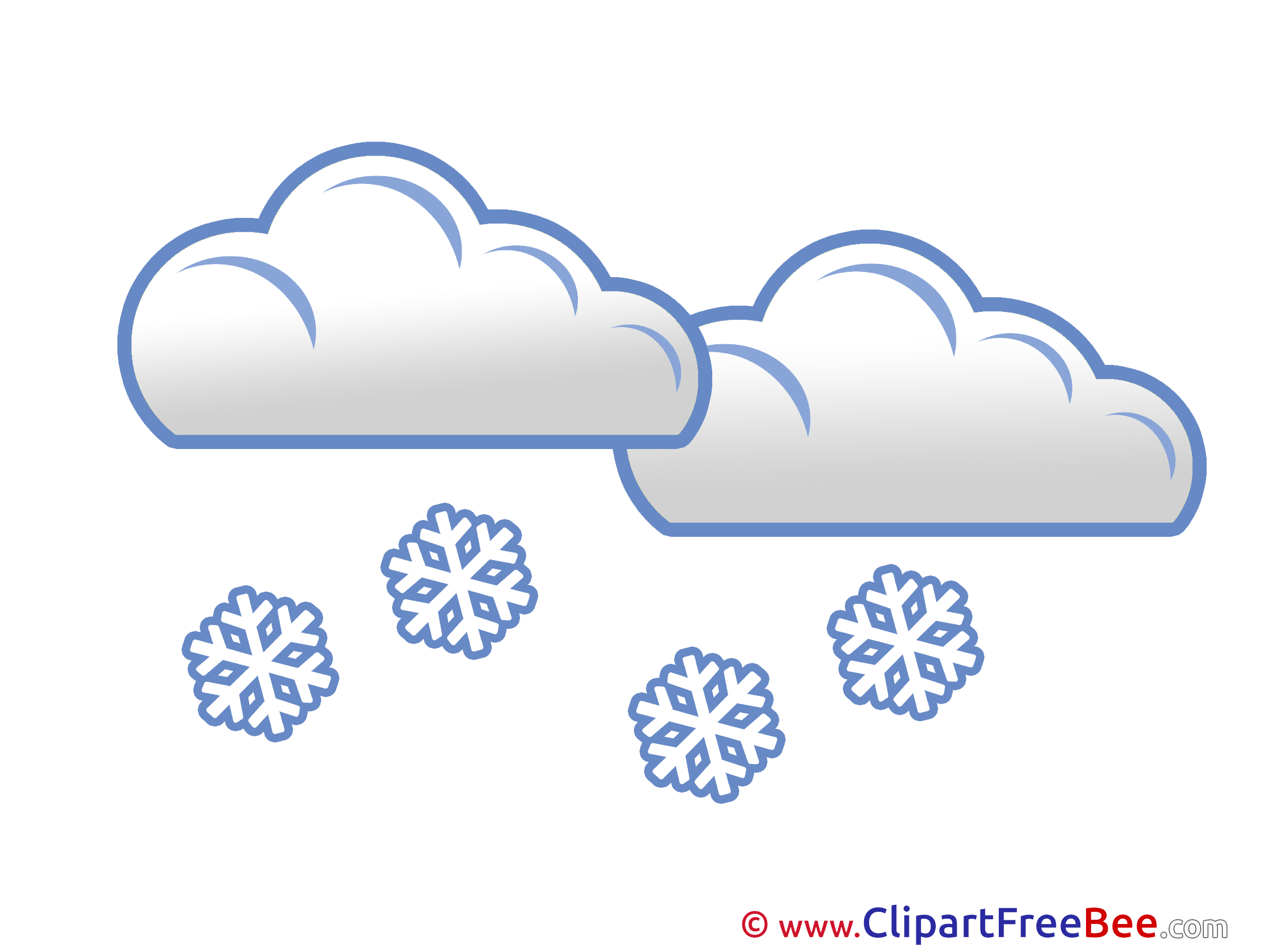 Snow Clouds Clipart free Image download