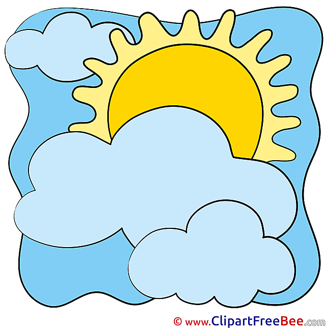 Sunny Day Weather download printable Illustrations