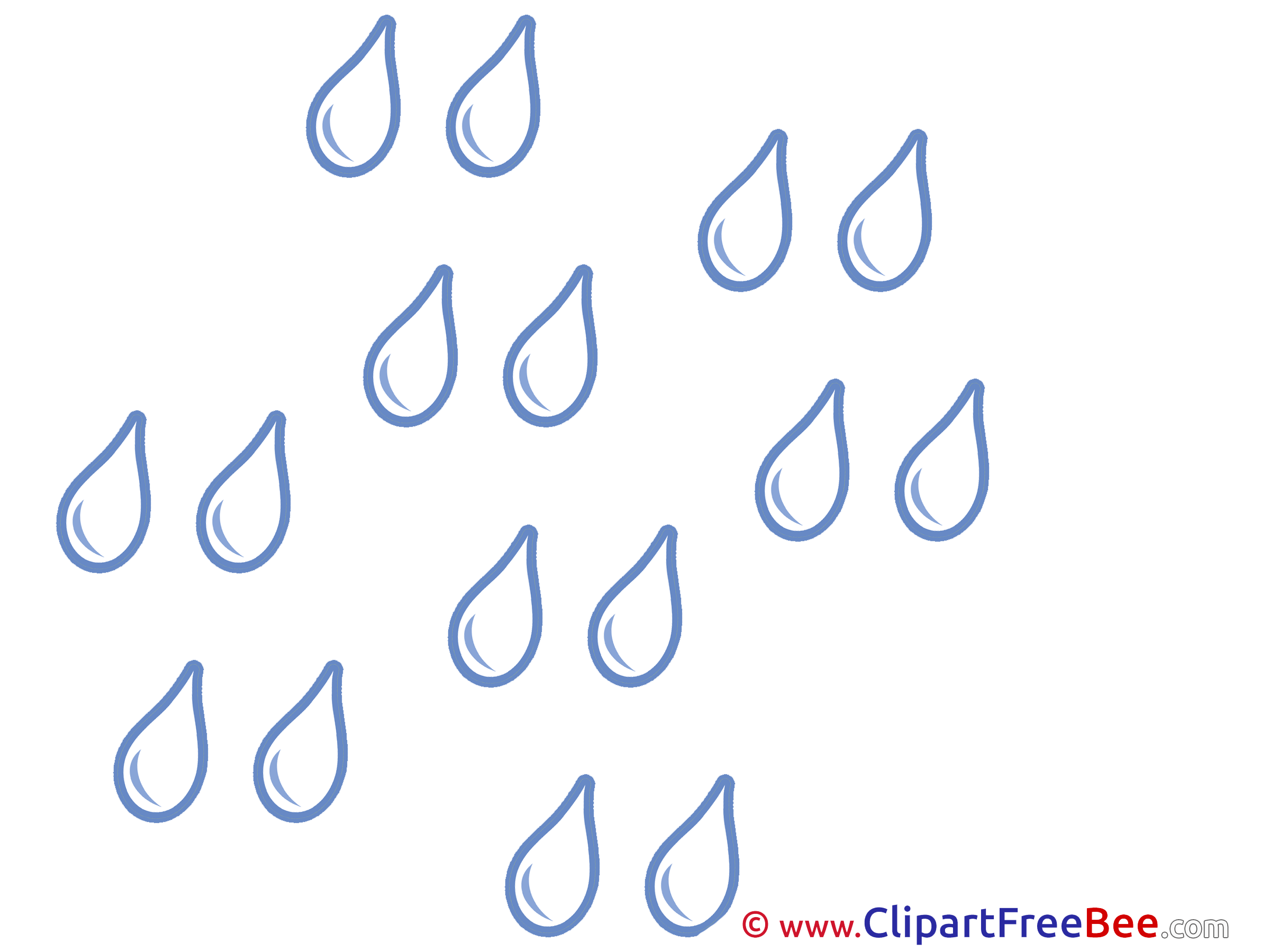 Water Drops download printable Illustrations