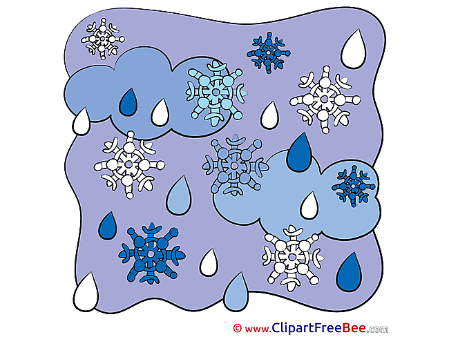 Winter Snowflakes free Cliparts for download