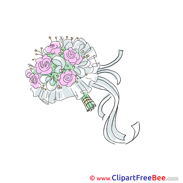 Bouquet Clipart Wedding Illustrations