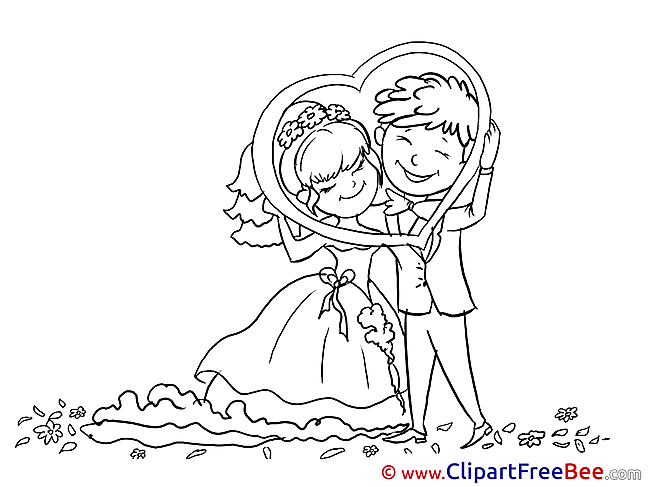 Coloring Wedding download Illustration