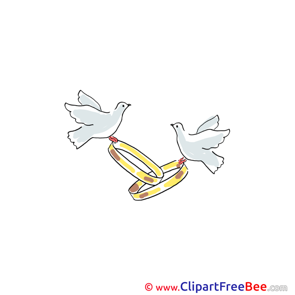 Golden Rings Pigeons Pics Wedding free Cliparts Golden Rings Pigeons Pics Wedding free Cliparts