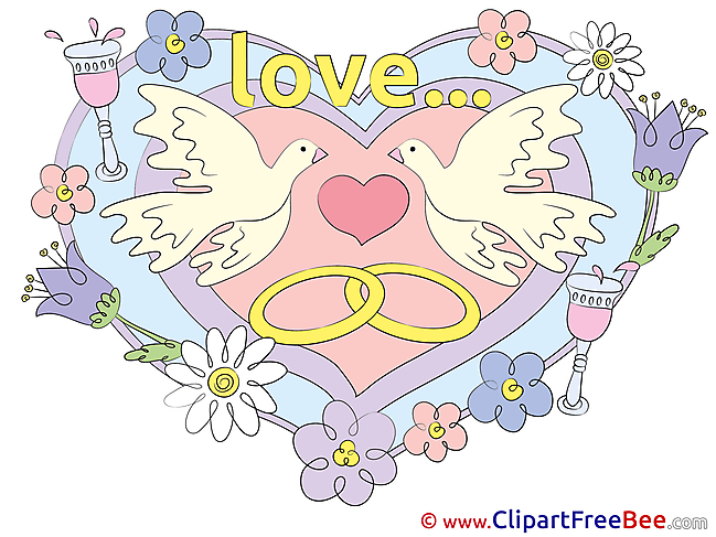 Love Heart Flowers Pics Wedding free Image