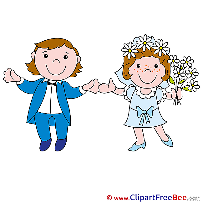 Married Couple free Illustration Wedding