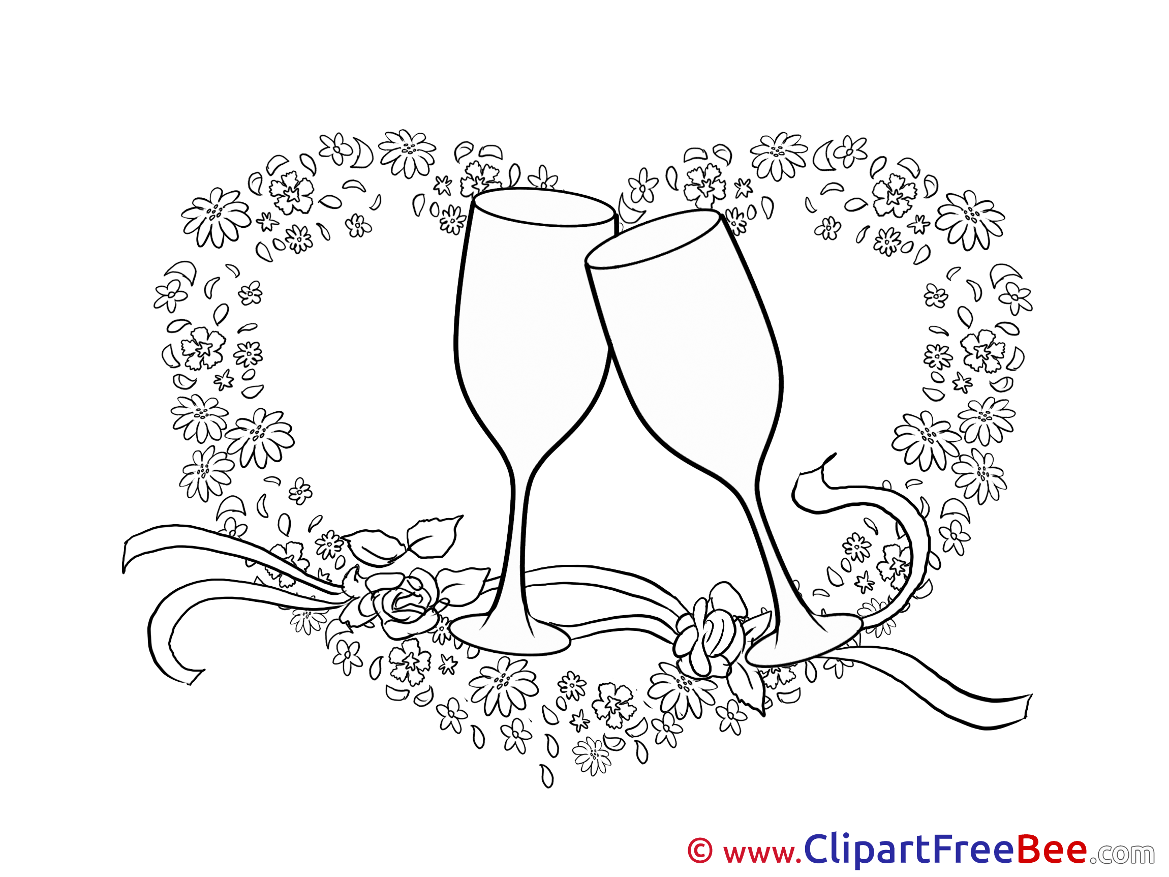 Glasses Heart Wedding free Illustration