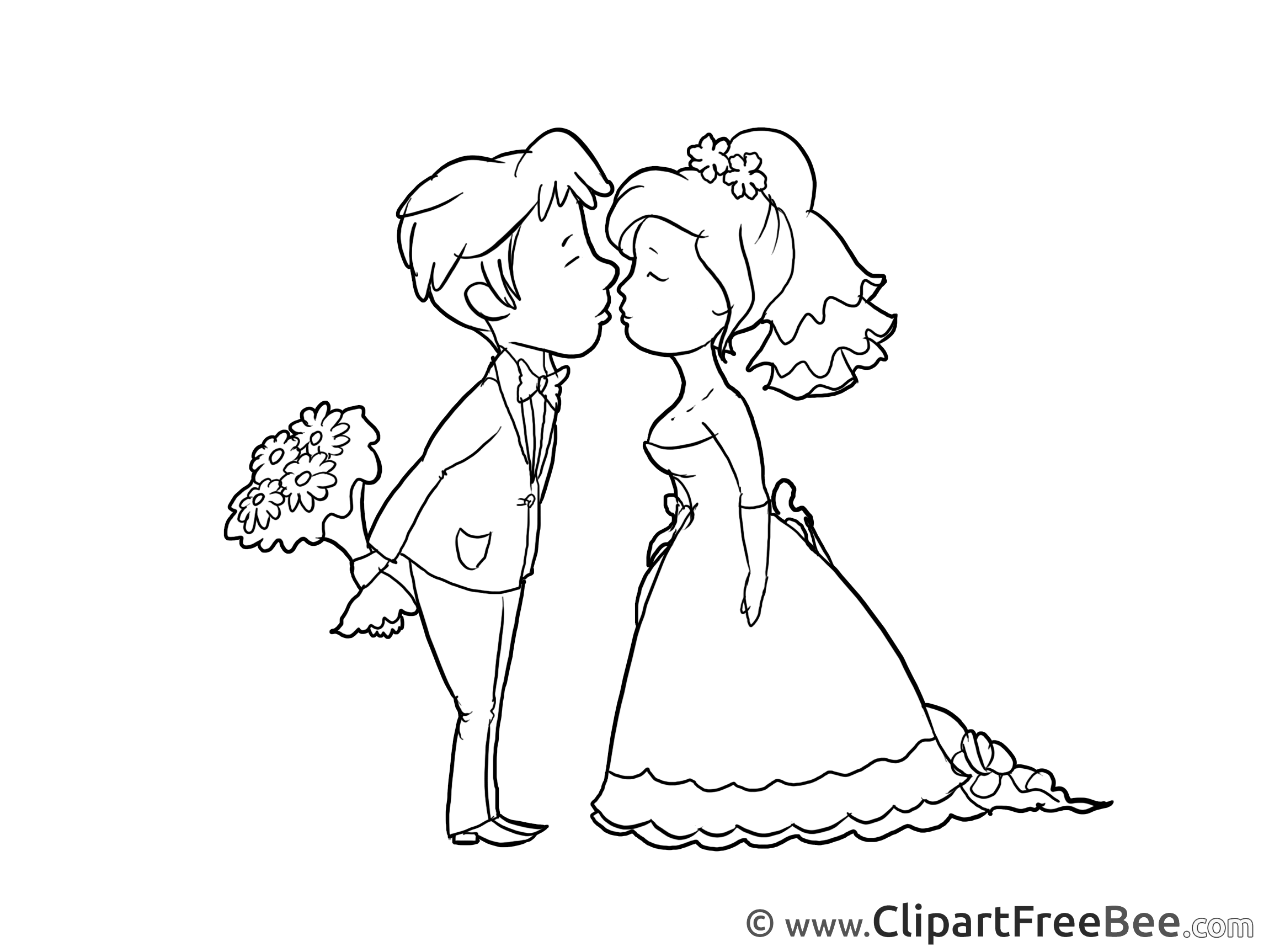 Kiss download Clipart Wedding Cliparts