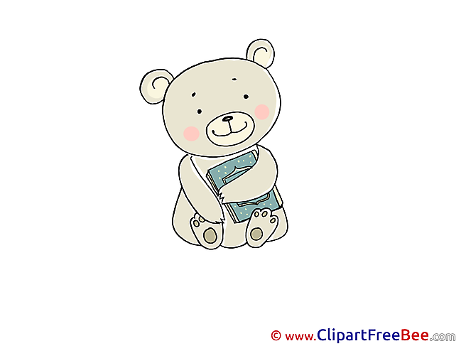 Book Bear free Cliparts for download