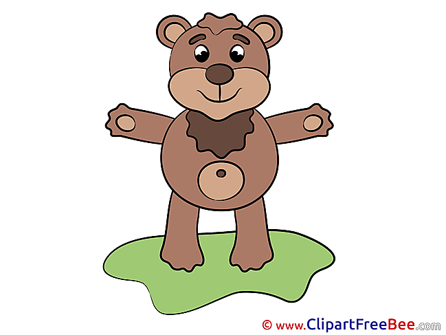 Printable Bear Illustrations for free