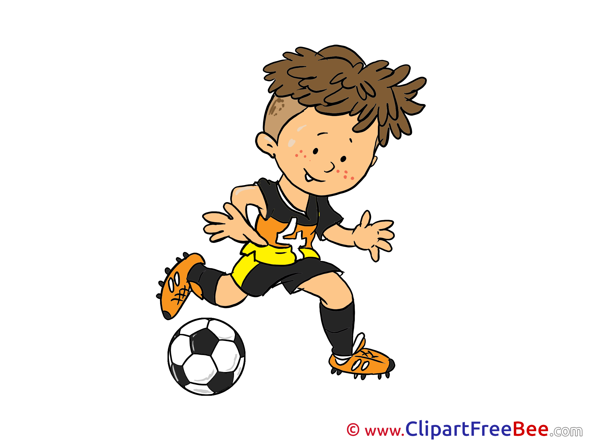 Boy free Illustration Football