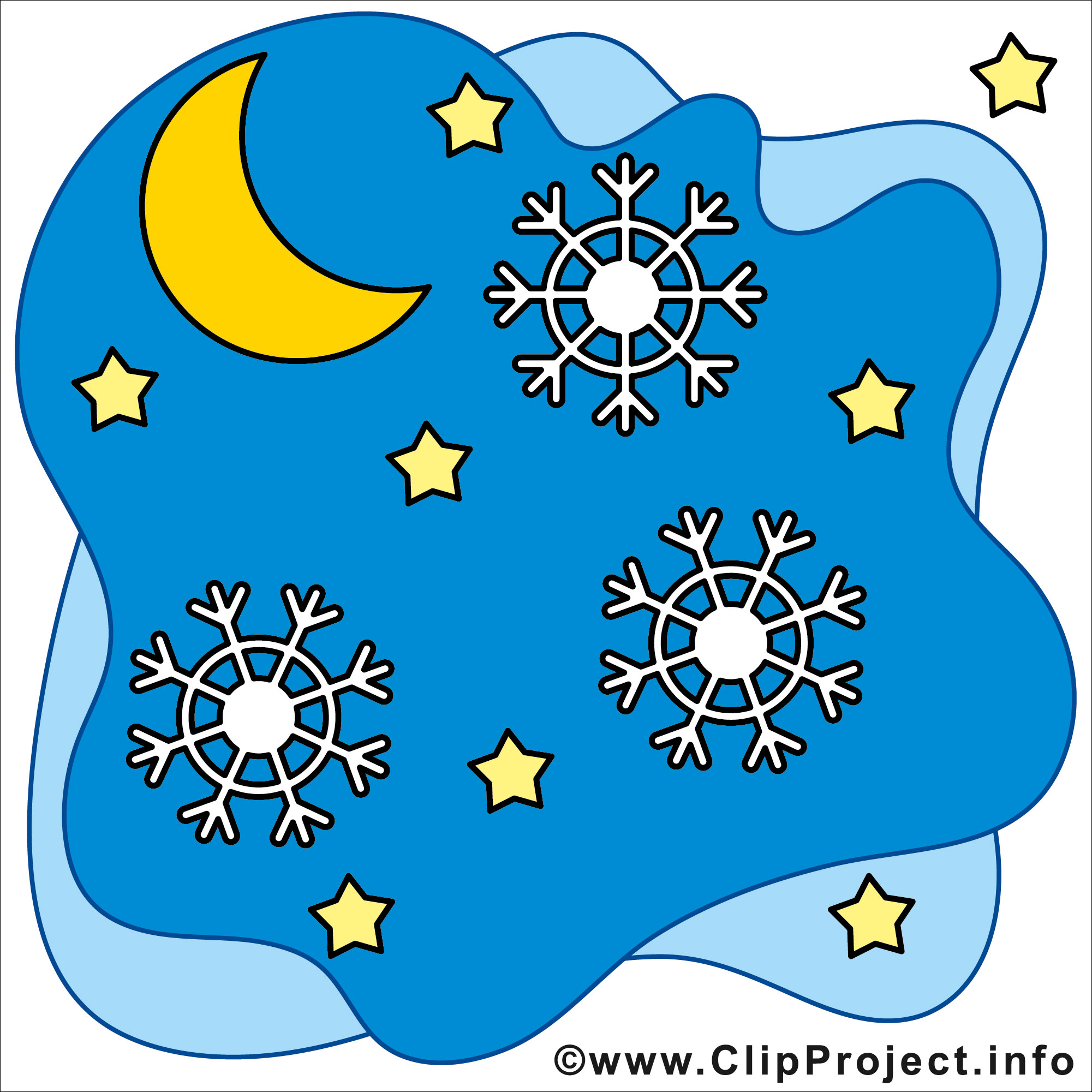 christmas night clipart - photo #16