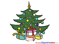 Christmas Tree Clip Art Image for free