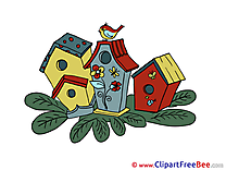 Houses Clip Art download Advent