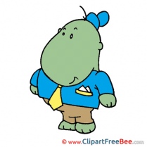 Hippo Clipart free Illustrations