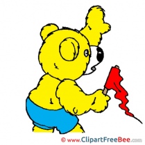 Yellow Bear free Illustration download