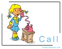 Call Clip Art Image free