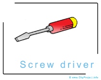Screw Driver Image Clip Art free