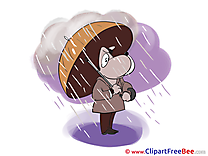 Dog Rain download Clipart Autumn Cliparts