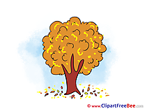 Falling Leaves Autumn Illustrations for free