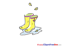 Puddle Boots Pics Autumn free Image