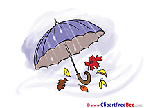 Rain Umbrella Autumn download Illustration