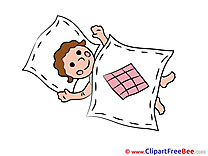 Bed Clip Art download Baby sleeping