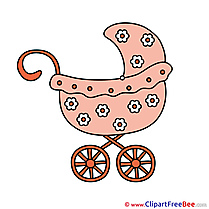 Pram free Cliparts Baby