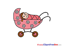 Stroller free Illustration Baby