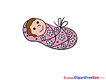 Swaddling Clothes printable Baby Images