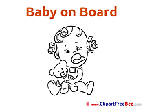 Teddy Bear Pics Baby Illustration