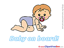 Crouching Baby on board free Images download
