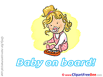 Music Piano download Clipart Baby on board Cliparts