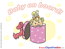 Present download Clipart Baby on board Cliparts