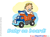 Truck Clip Art download Baby on board