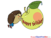 Apple Clip Art download Birthday