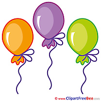 Balloons free Illustration Birthday