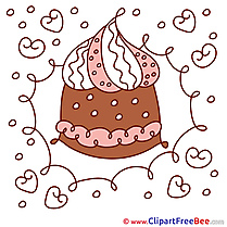 Cake printable Illustrations Birthday