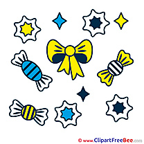 Candies Clipart Birthday Illustrations