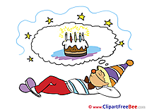 Dreaming about Cake Pics Birthday free Cliparts