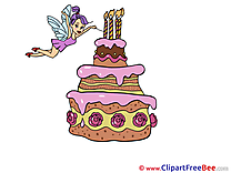 Fairy Cake Clip Art download Birthday