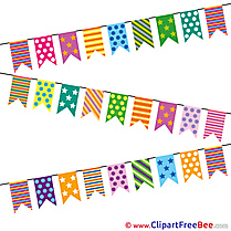 Flags Feast Cliparts Birthday for free
