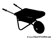 Wheelbarrow printable Illustrations for free