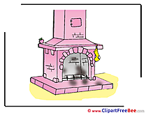 Fireplace Clipart free Illustrations