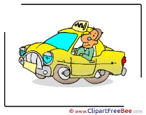 Driver Taxi Pics printable Cliparts