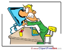 Office Manager Clipart free Illustrations